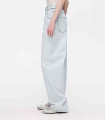 Banane coupe design courbé flatteur Jeans à jambe droite Divers types de corps
