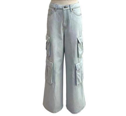 Jeans étirés à haute taille pour une silhouette flatteuse