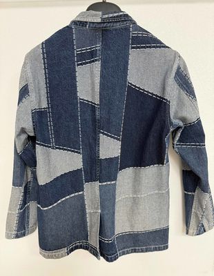 Les éléments de la mode Jacquard Blazer Denim pour un look audacieux et élégant