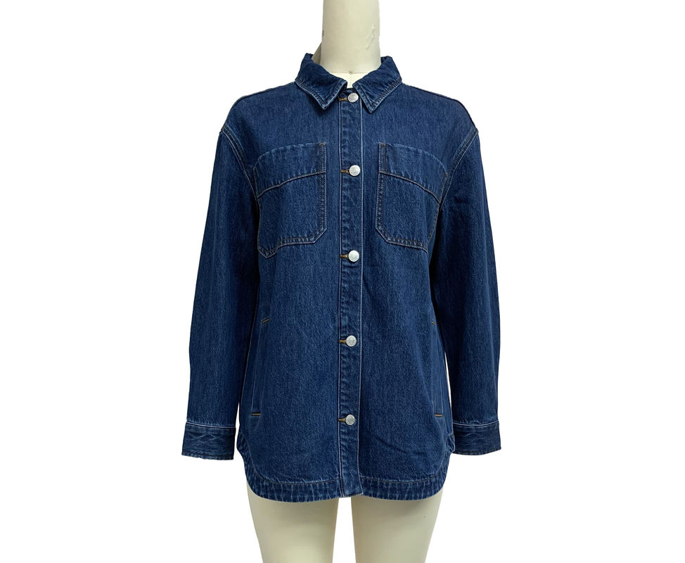 T-shirt en jean surdimensionné T-shirt en denim pour un style détendu et confortable
